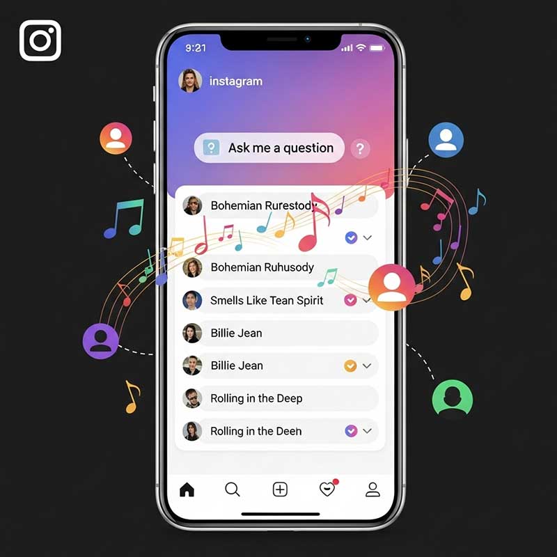 Connect Through a Song on Instagram Stories