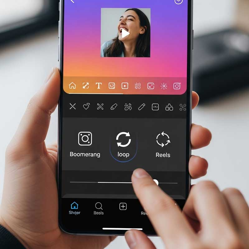 How to Make Videos Loop on Instagram Story)