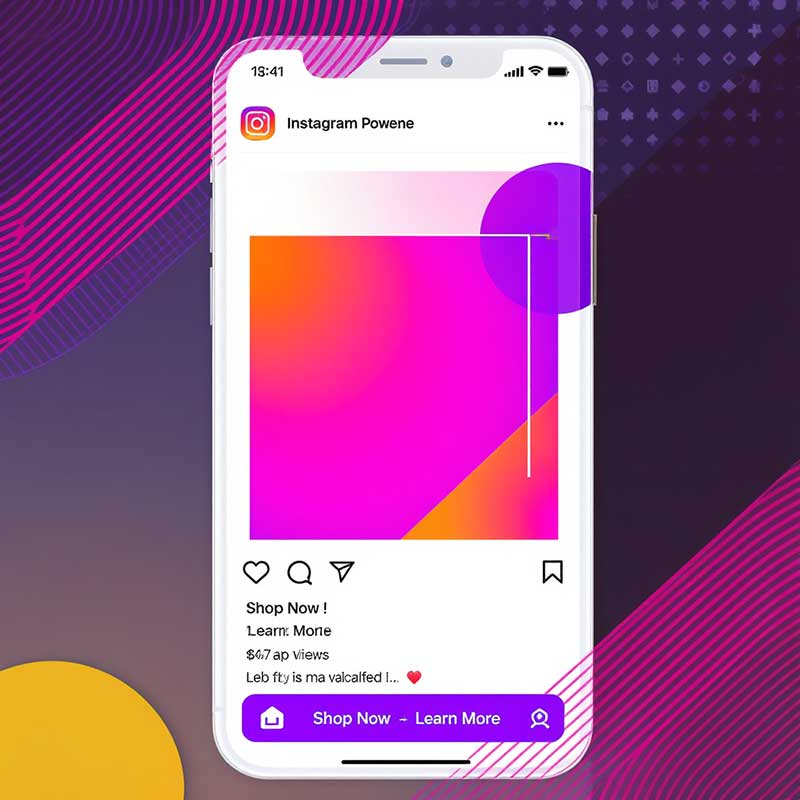 A modern Instagram story with a link sticker, bold graphics, and a clear call-to-action, Instagram color theme
