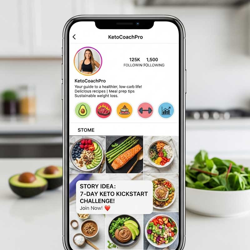 Best Instagram Story Ideas for Keto Diet