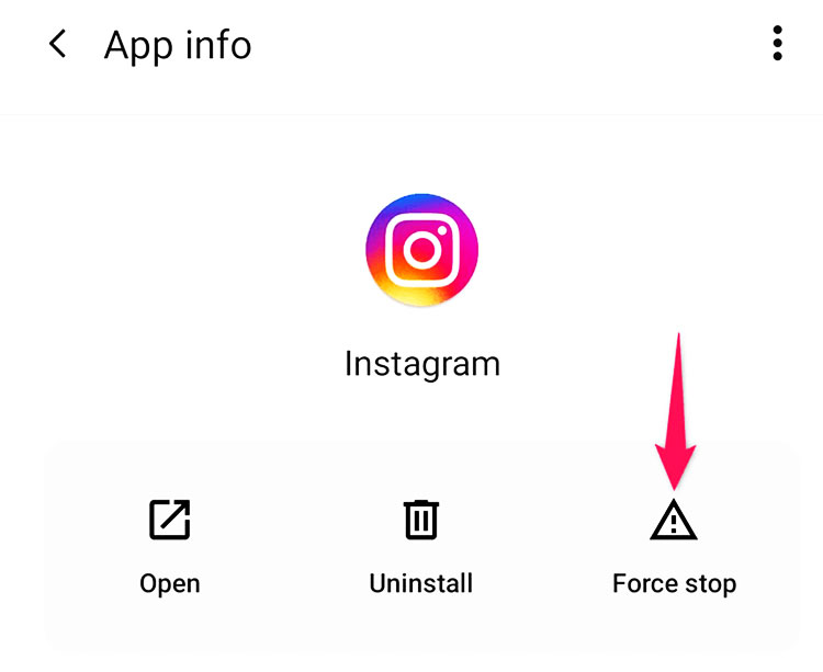 Force Closing Instagram