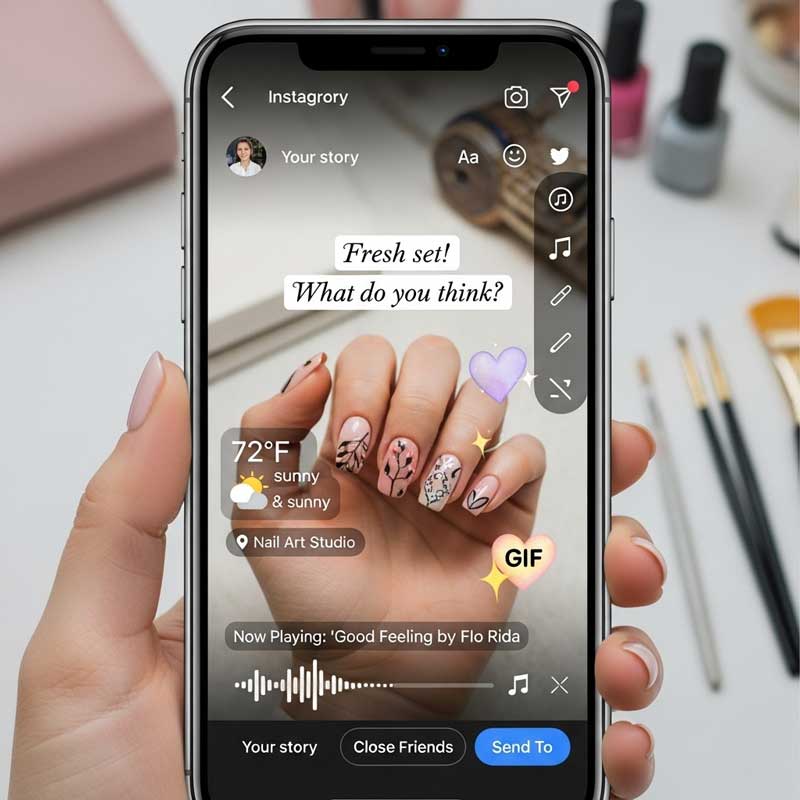 How to Make Your Nail Art Stories Stand Out