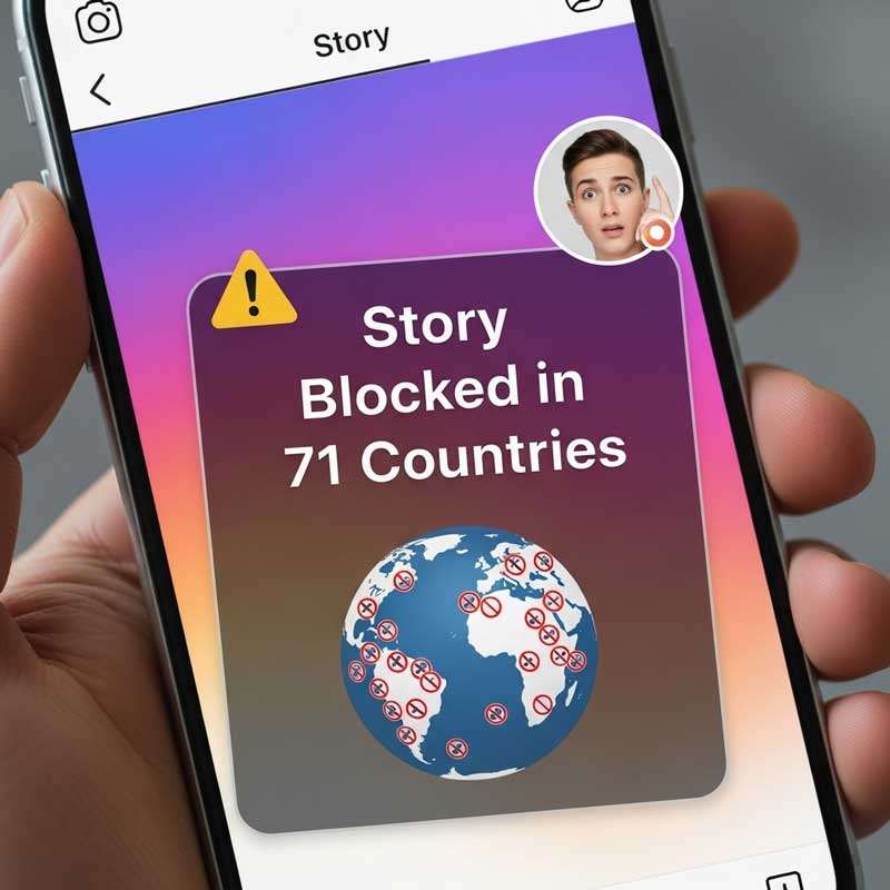 Instagram Story Blocked in 71 Countries