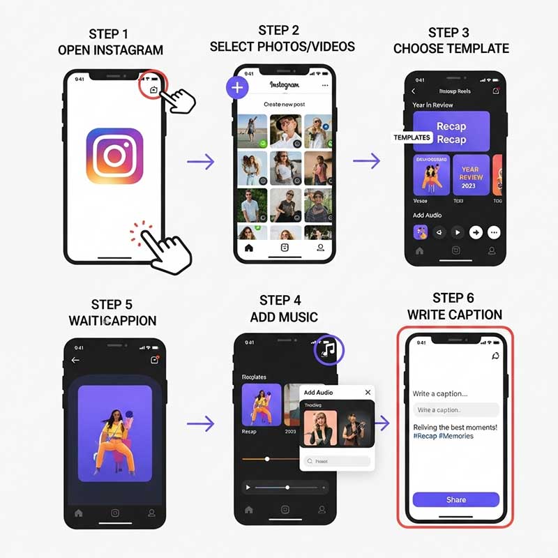 How to Make a 2024 Recap Reel or Post on Instagram