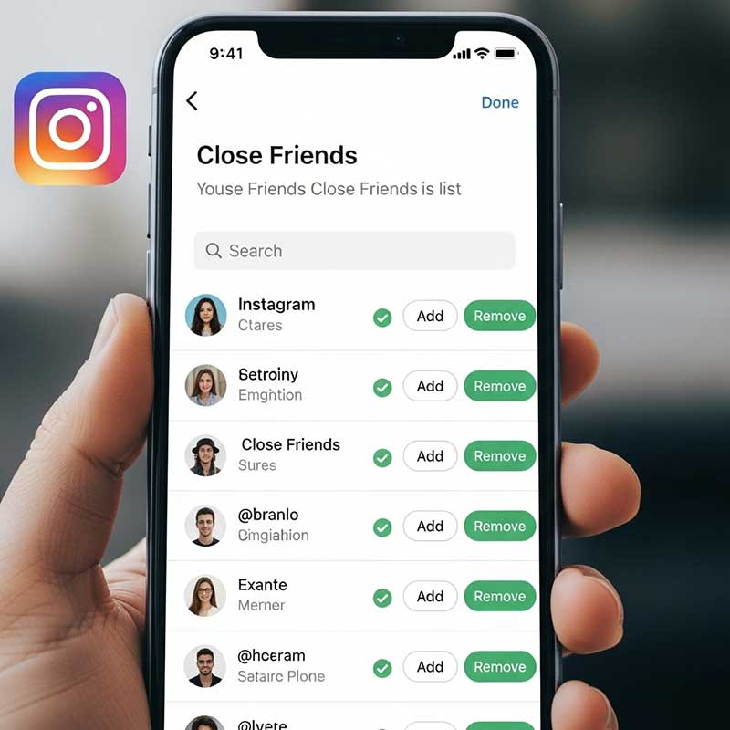 Manage Close Friends