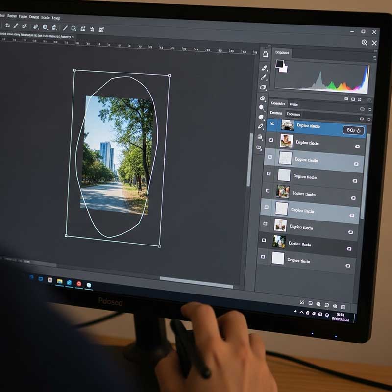 Manual Cropping & Masking