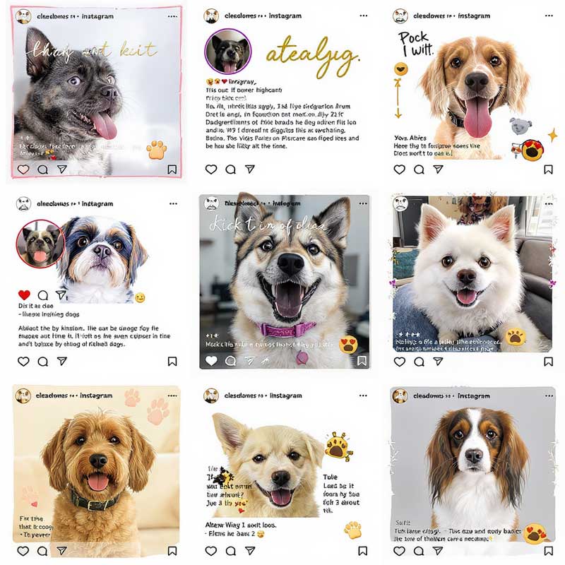 Stylish & Attitude Instagram Bio for Dog Page