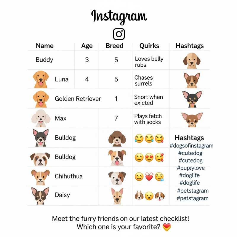 What to Include in Your Dog’s Instagram Bio