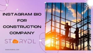 Instagram bio for Construction Company