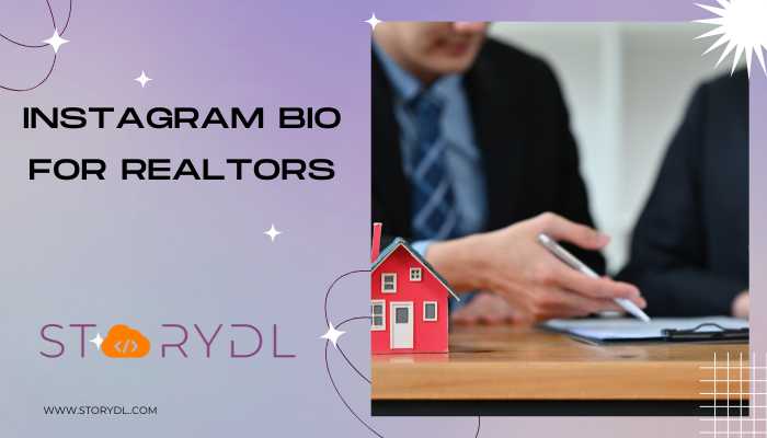 Instagram bio for Realtors