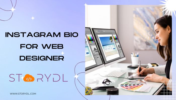 Instagram bio for Web Designer
