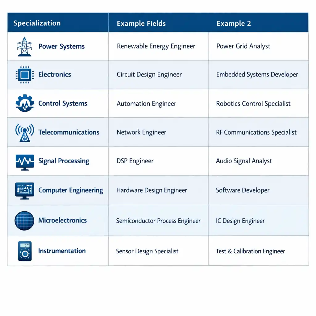 Instagram bio examples organized by electrical engineering specialization
