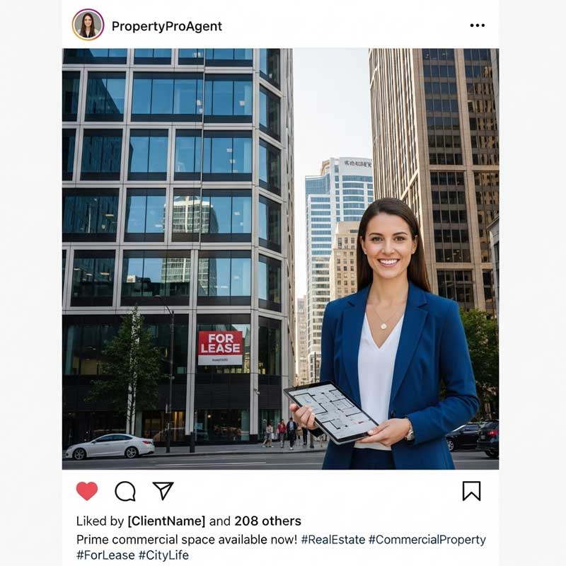 Instagram Bio for Commercial Realtors