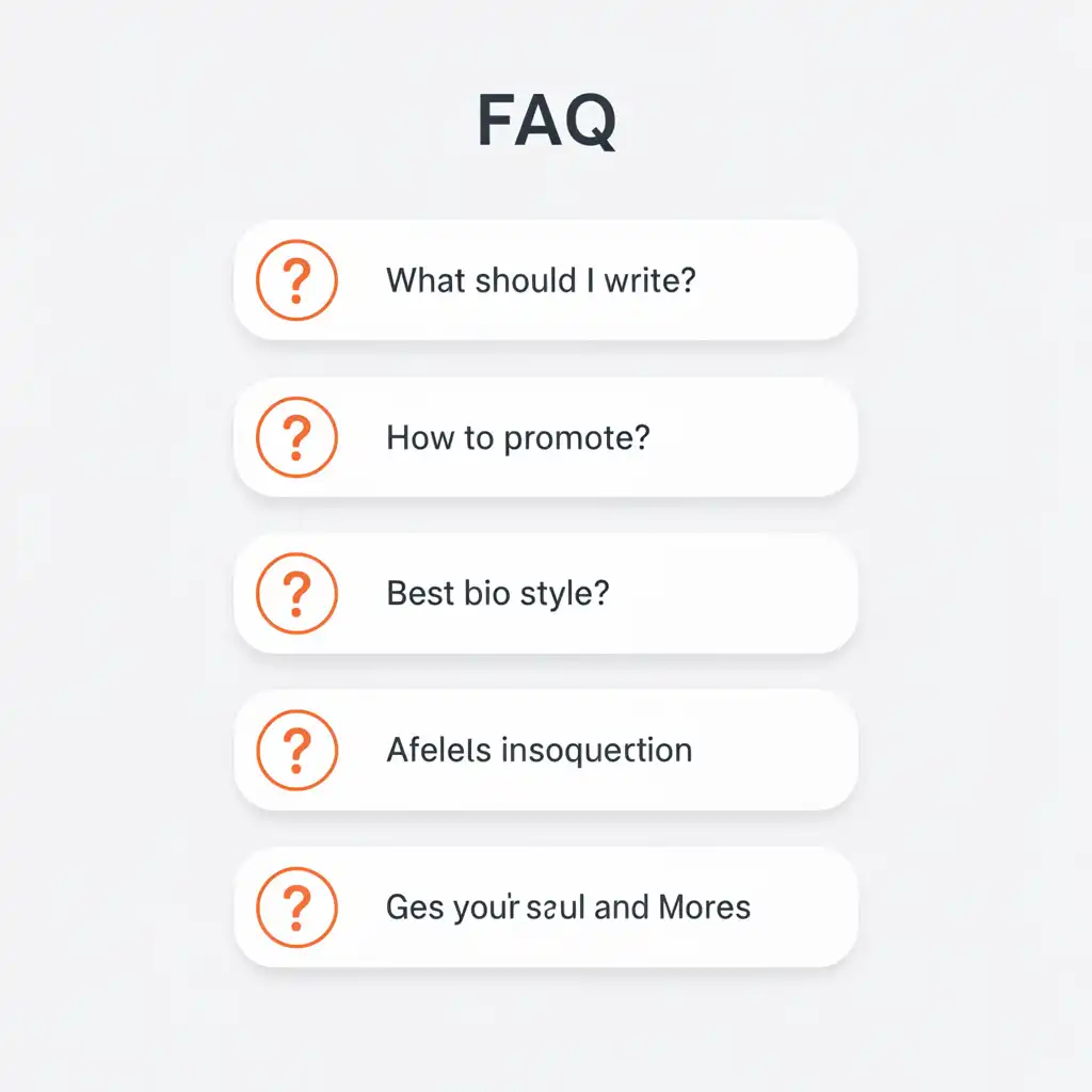	Frequently asked questions about writing Instagram bios for construction companies including what to include and how to promote